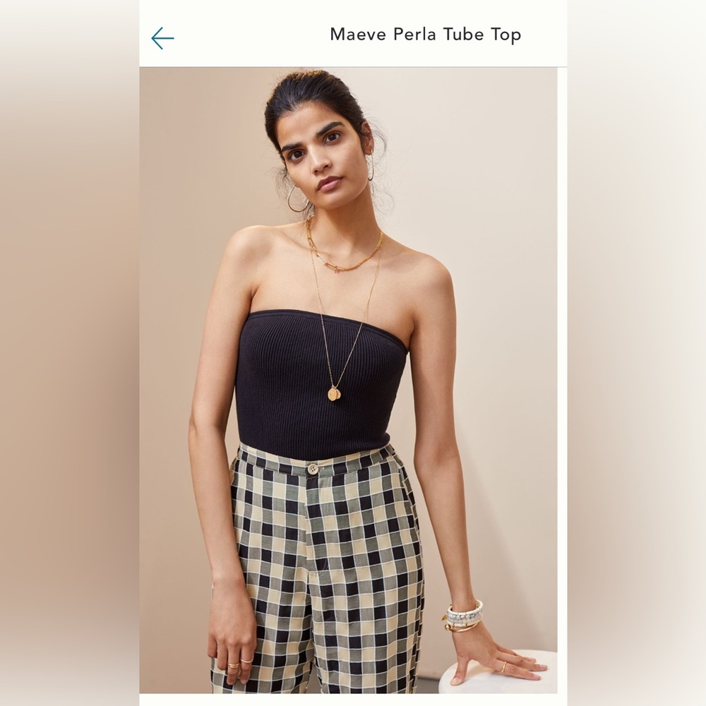 Anthropologie Maeve Pearla Tube Top